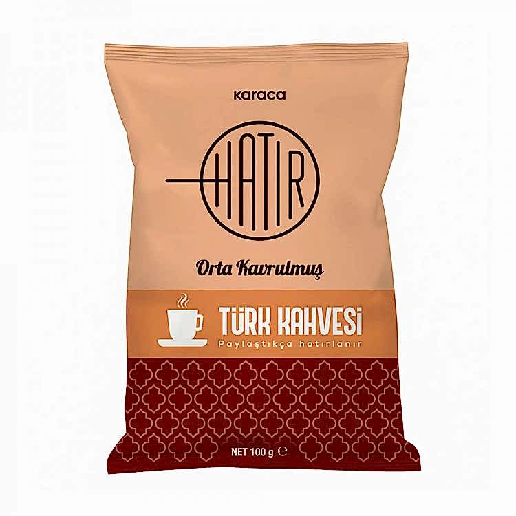 Karaca Hatır Orta Kavrulmuş Bol Köpüklü Türk Kahvesi 100gr